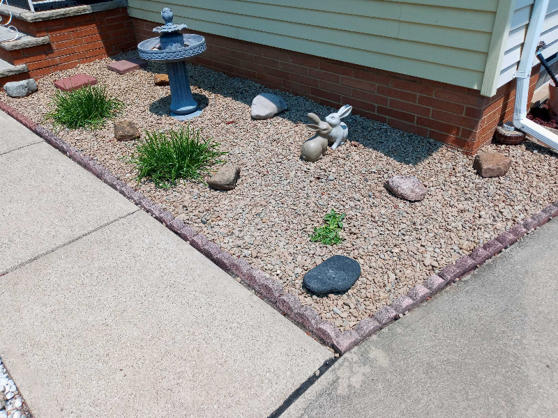 Example of landscaping work in Cleveland Ohio by Lawn Leaders